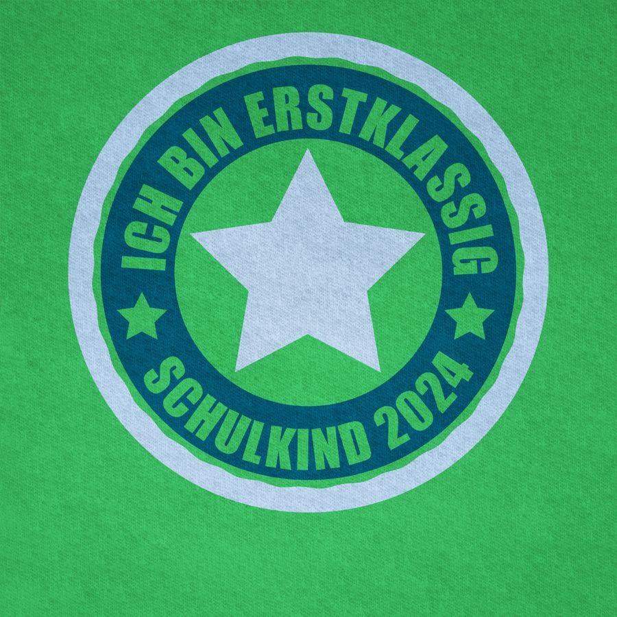 Shirtracer Ich Bin Erstklassig Schulkind 2024: T-Shirt Gym Bag Shirtracer