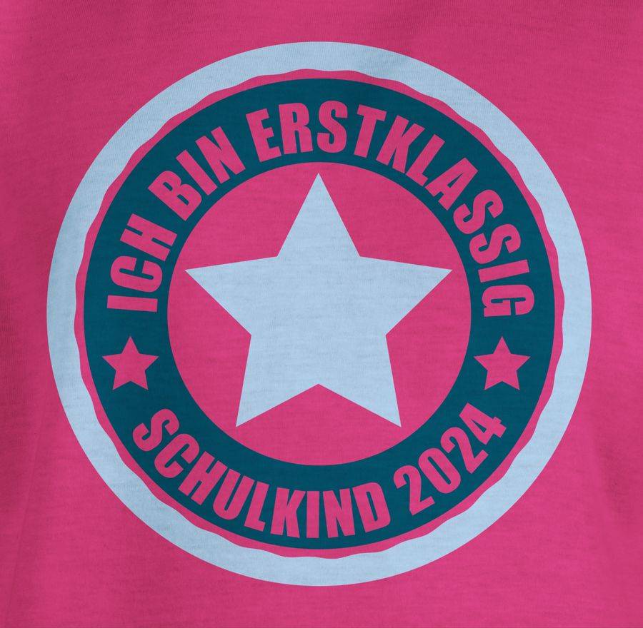 Shirtracer Ich Bin Erstklassig Schulkind 2024: T-Shirt Gym Bag Shirtracer