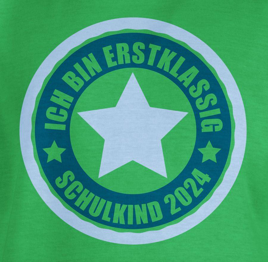 Shirtracer Ich Bin Erstklassig Schulkind 2024: T-Shirt Gym Bag Shirtracer