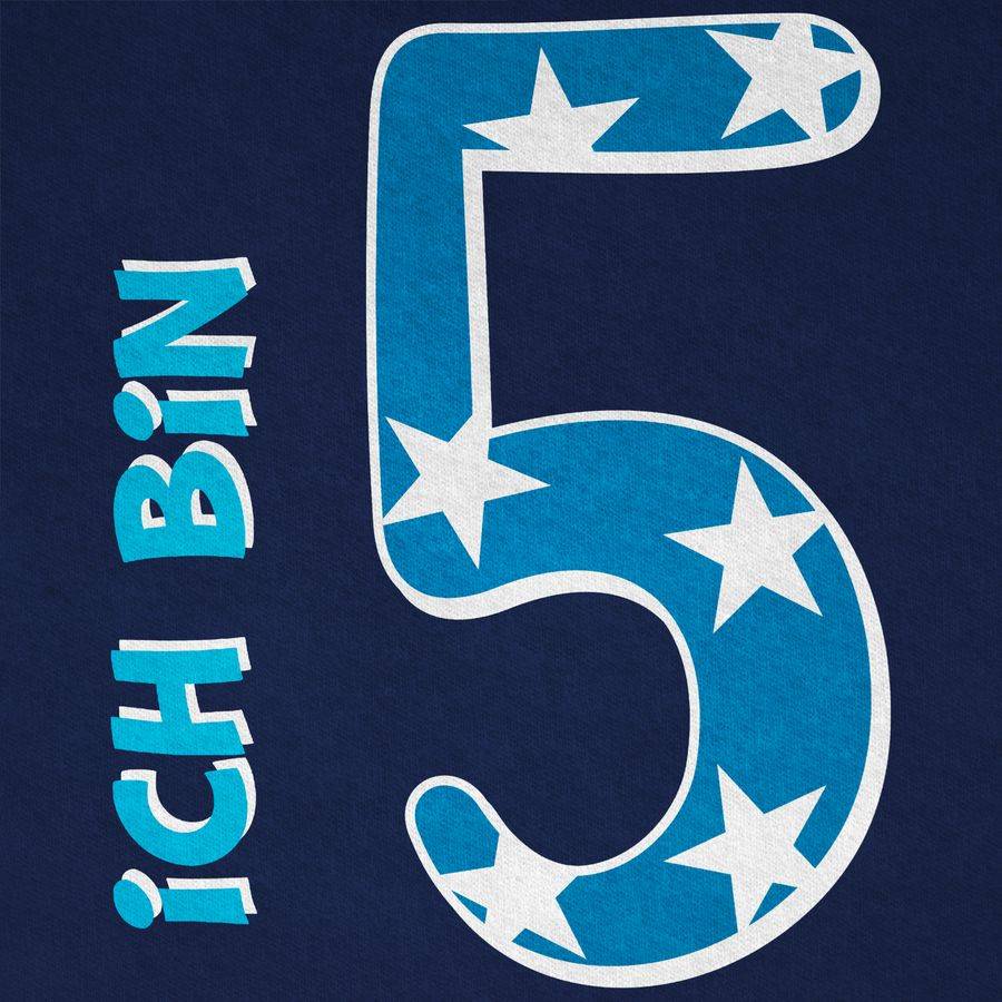 Shirtracer Ich Bin Fünf Blau Junge Shirts & Mehr Shirtracer