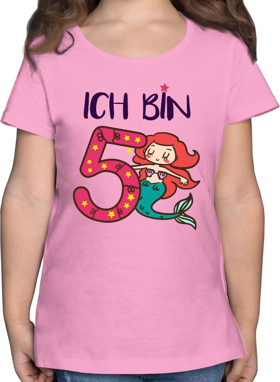 Shirtracer Ich bin fünf Meerjungfrau Shirts & Mehr Shirtracer