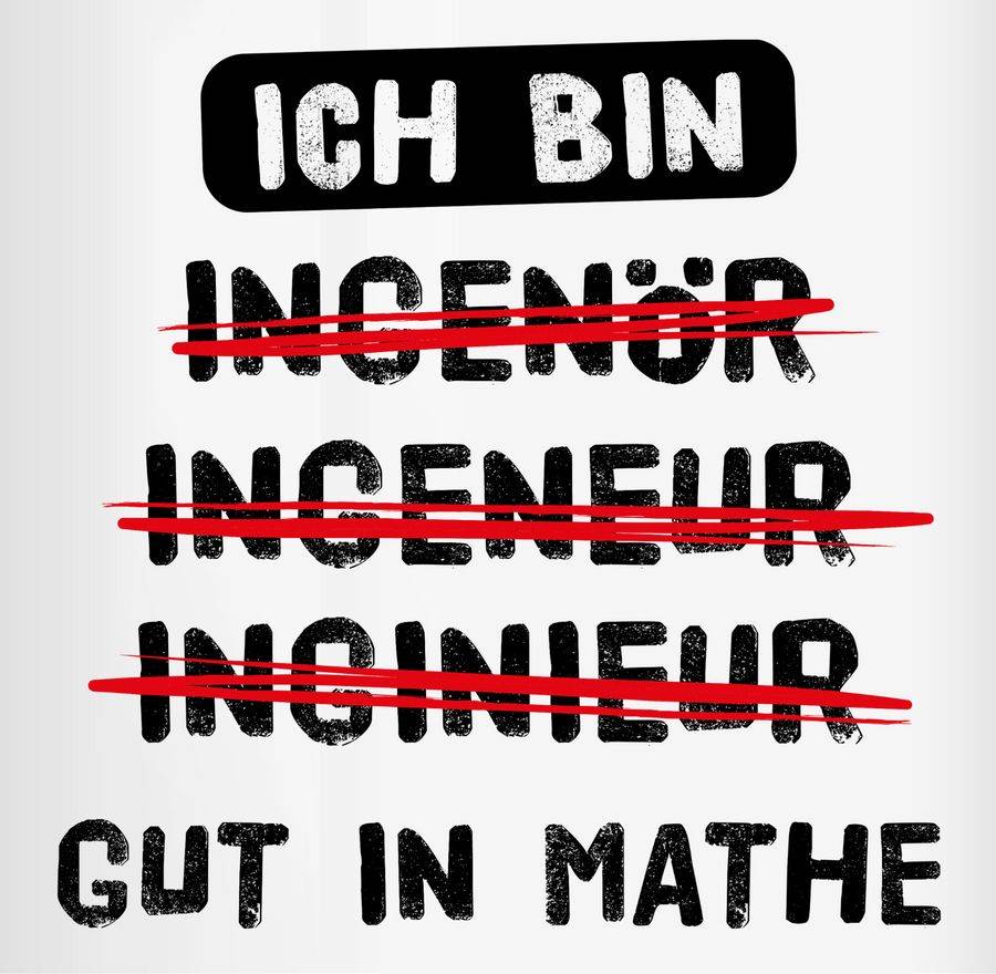Shirtracer Ich Bin Gut In Mathe Ingenieur Schwarz Shirts & Mehr Shirtracer