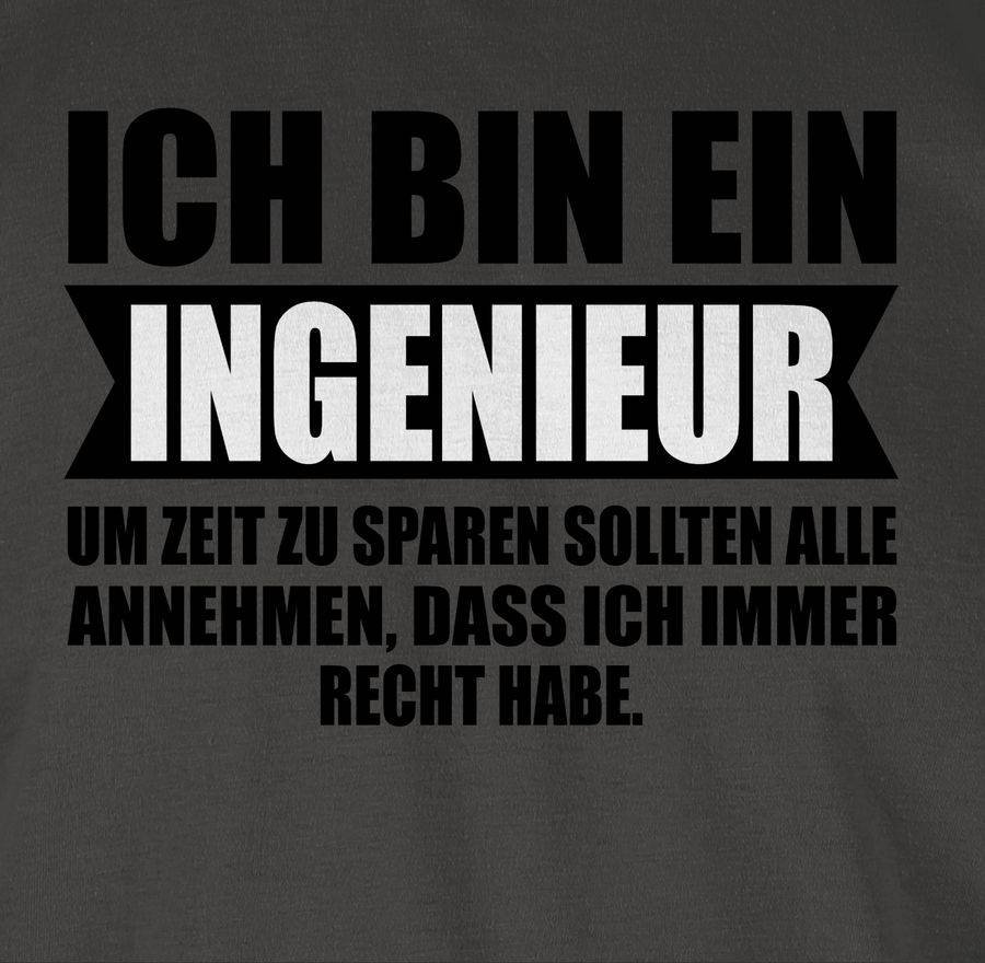 Shirtracer Ich Bin Ingenieur: Tshirt Turnbeutel Shirtracer