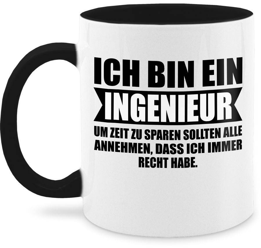 Shirtracer Ich bin Ingenieur: Tshirt Turnbeutel Shirtracer