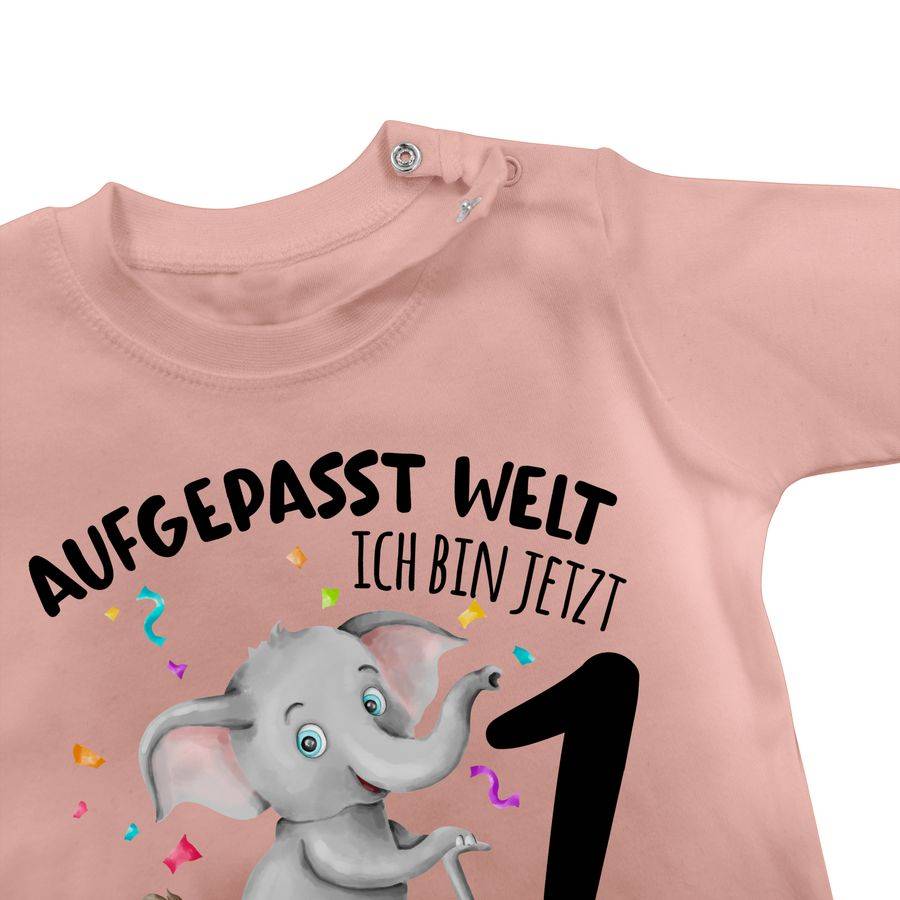 Shirtracer Ich Bin Jetzt 1 - Aufgepasst Welt: Tshirt Gym Bag Shirtracer