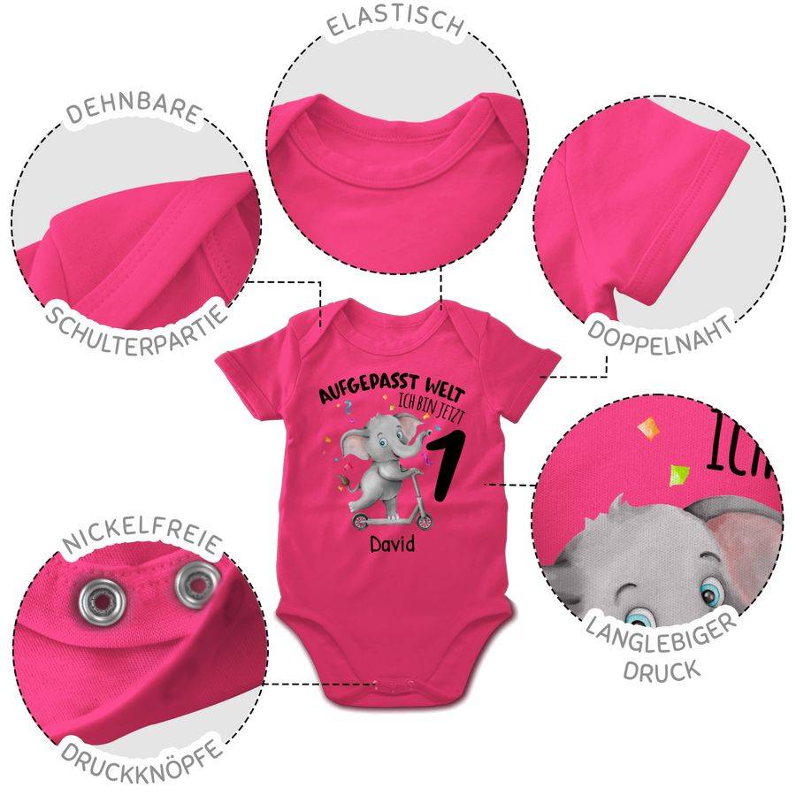 Shirtracer Ich Bin Jetzt 1 - Aufgepasst Welt: Tshirt Gym Bag Shirtracer