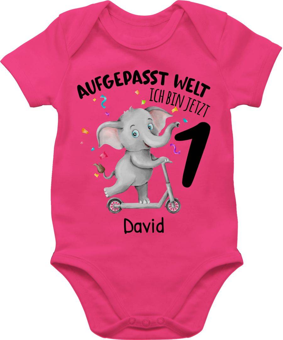 Shirtracer Ich bin jetzt 1 - Aufgepasst Welt: Tshirt Gym Bag Shirtracer