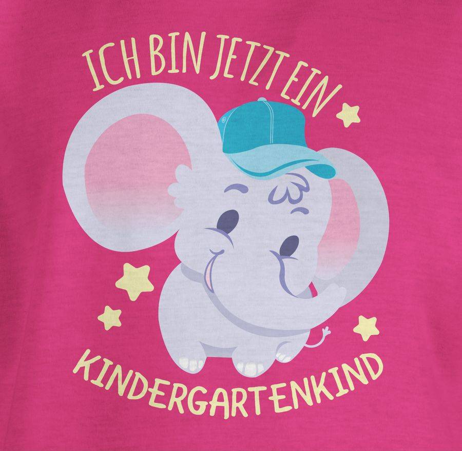 Shirtracer Ich Bin Jetzt Ein Kindergartenkind - Süßer Elefant Shirts & Mehr Shirtracer