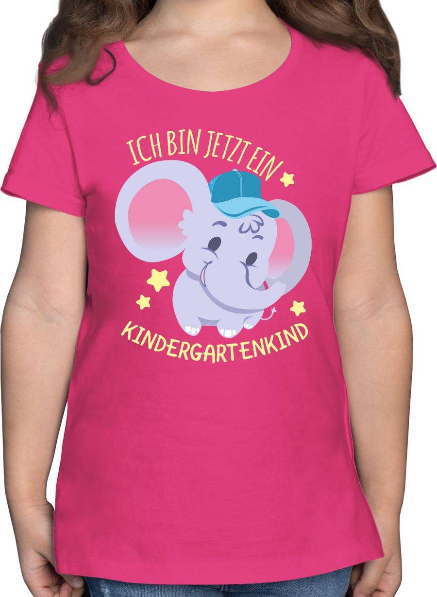 Shirtracer ich bin jetzt ein Kindergartenkind - Süßer Elefant Shirts & Mehr Shirtracer