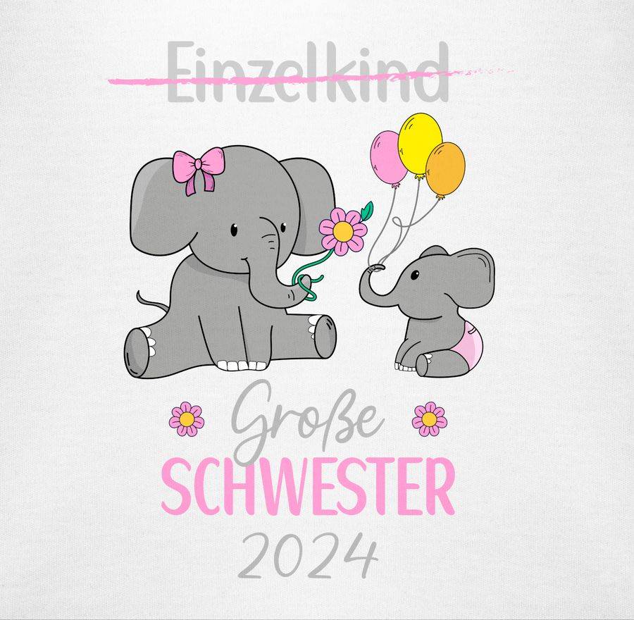 Shirtracer Ich Bin Jetzt Große Schwester Geburt Einzelkind: Tshirt Gym Bag Shirtracer