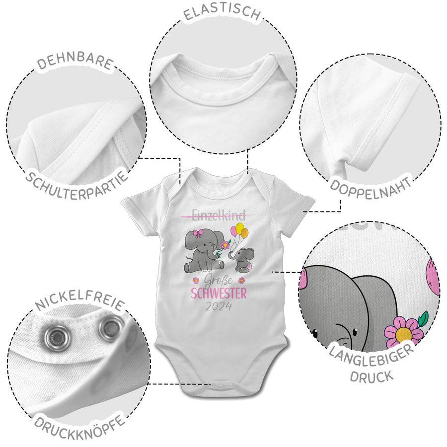 Shirtracer Ich Bin Jetzt Große Schwester Geburt Einzelkind: Tshirt Gym Bag Shirtracer