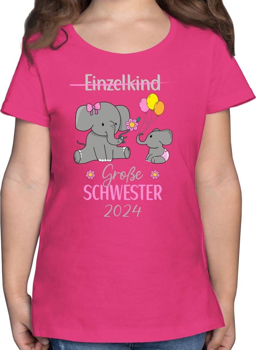 Shirtracer Ich bin jetzt große Schwester Geburt Einzelkind: Tshirt Gym Bag Shirtracer