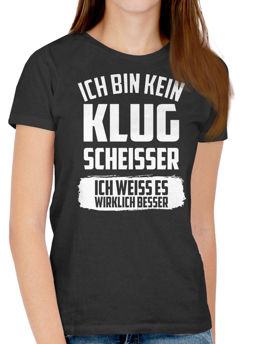 Shirtracer Ich Bin Kein Klugscheißer Ich Weiß Es Wirklich Besser: T-Shirt Rucksack Shirtracer