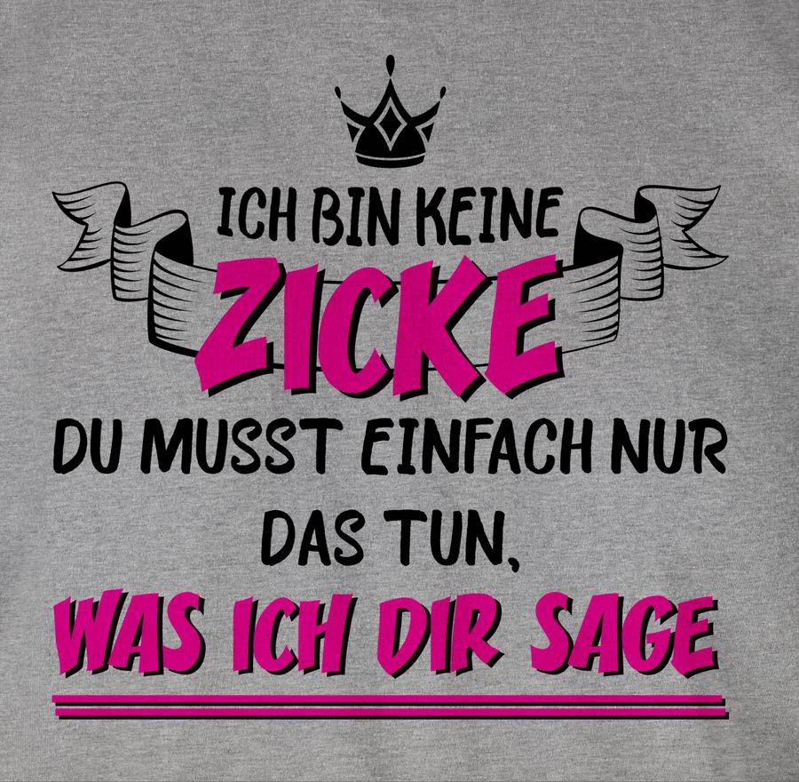 Shirtracer Ich Bin Keine Zicke: Tshirt Gym Bag Shirtracer