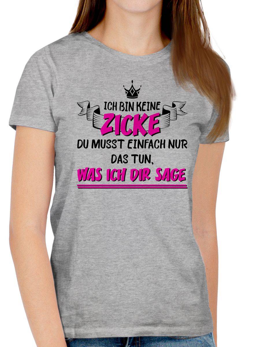 Shirtracer Ich Bin Keine Zicke: Tshirt Gym Bag Shirtracer