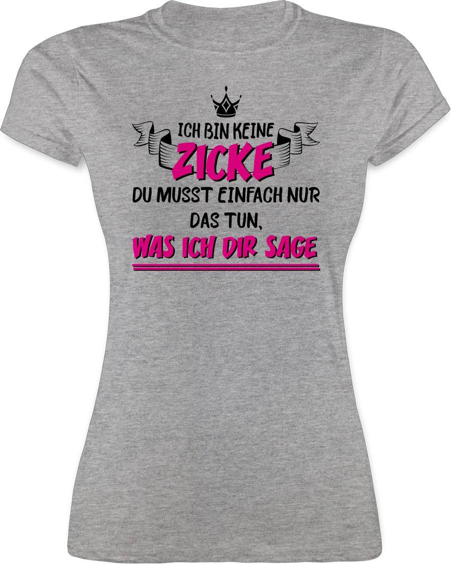 Shirtracer Ich bin keine Zicke: Tshirt Gym Bag Shirtracer