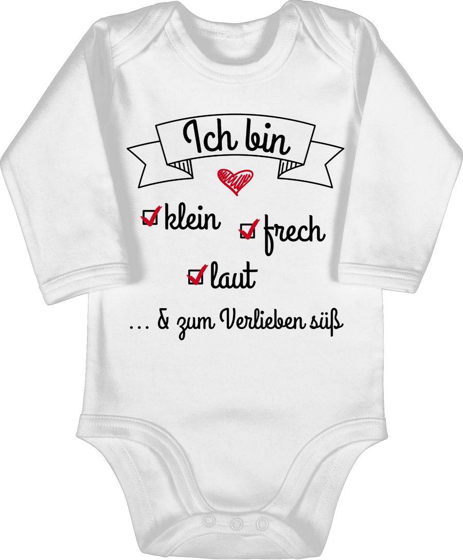 Shirtracer Ich bin klein frech laut: Tshirt Gym Bag Shirtracer