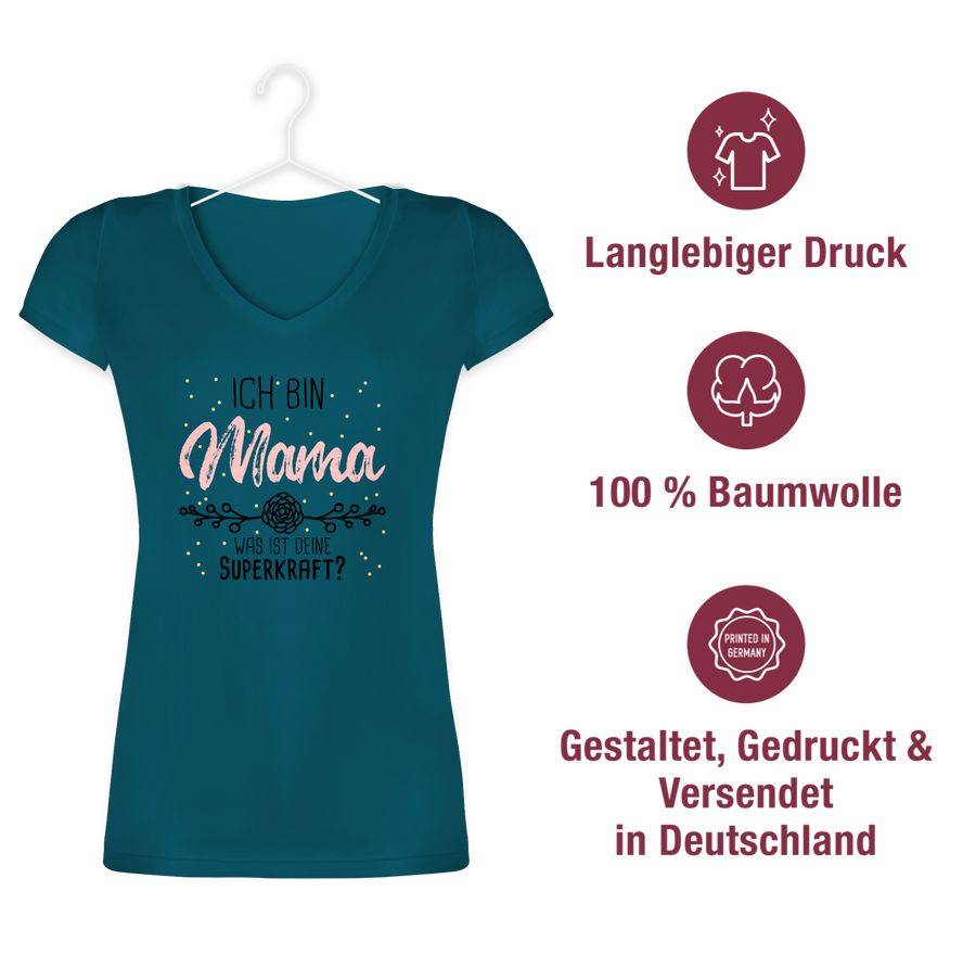 Shirtracer Ich Bin Mama Was Ist Deine Superkraft Shirts & Mehr Shirtracer