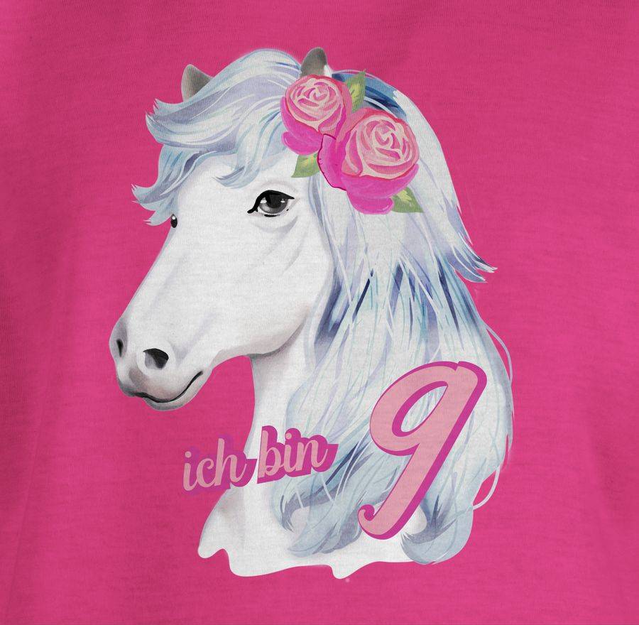 Shirtracer Ich Bin Neun Aquarell Pferd Shirts & Mehr Shirtracer