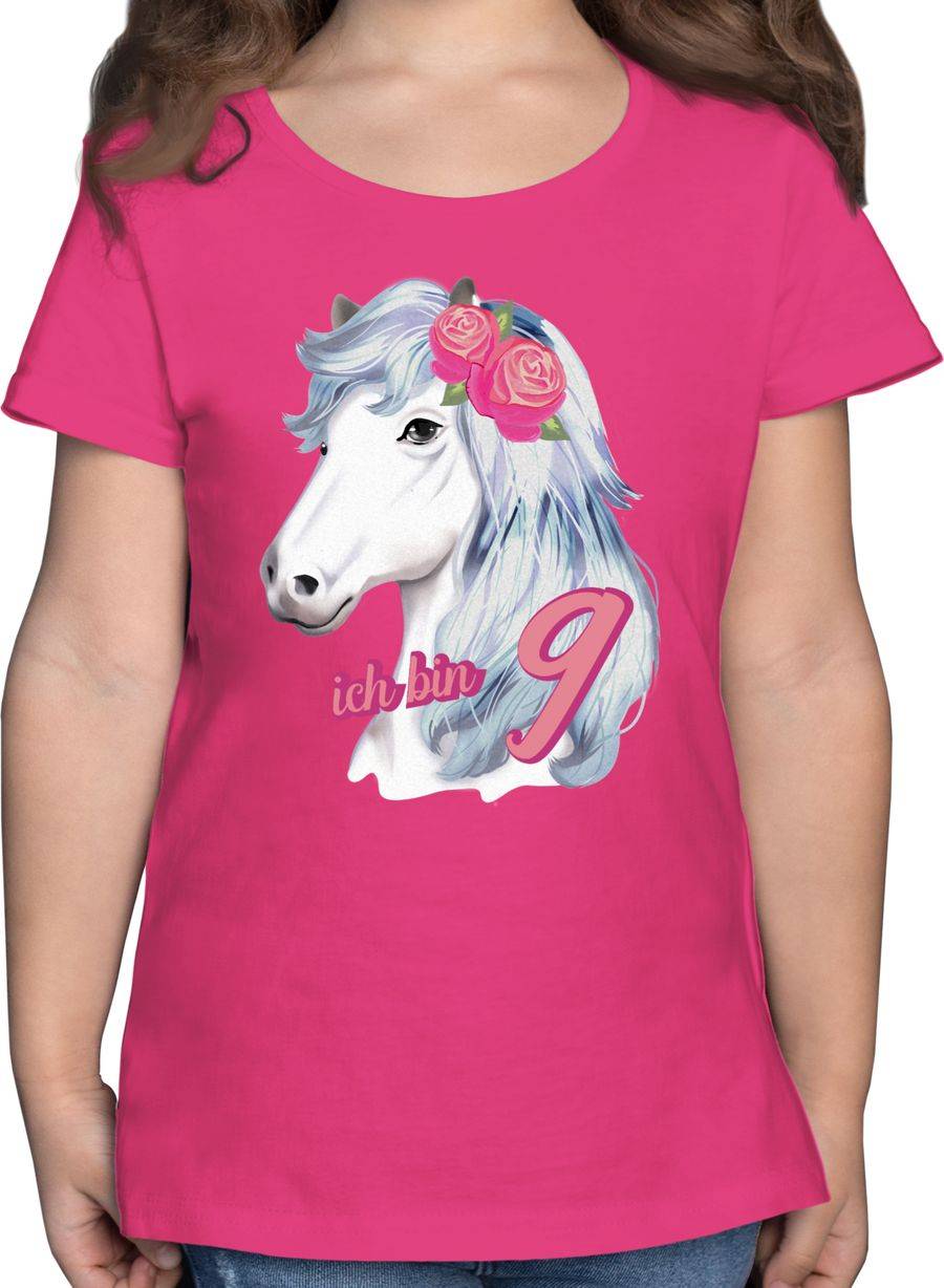 Shirtracer Ich bin neun Aquarell Pferd Shirts & Mehr Shirtracer