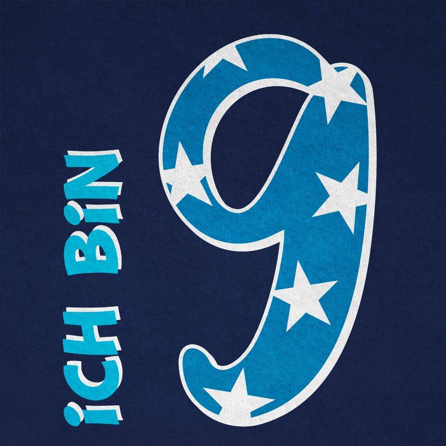 Shirtracer Ich Bin Neun Blau Junge Shirts & Mehr Shirtracer