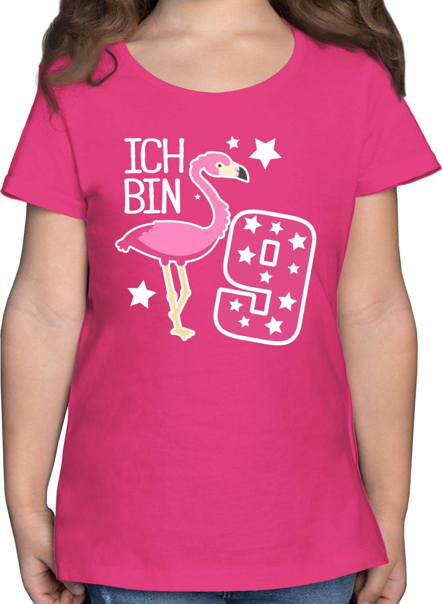 Shirtracer Ich bin neun Flamingo Shirts & Mehr Shirtracer