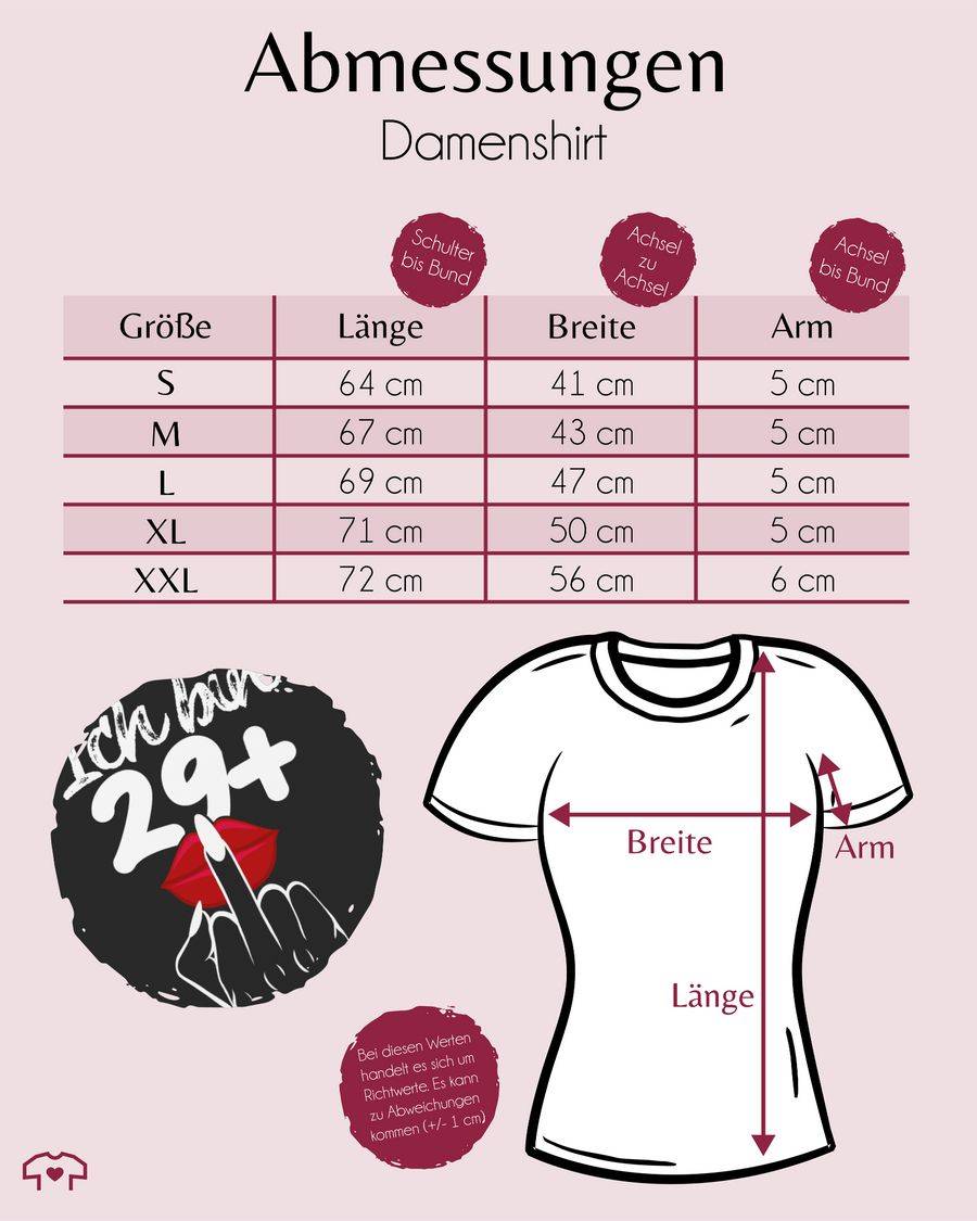 Shirtracer Ich Bin Neunundzwanzig+ Mit Mittelfinger Weiß: Tshirt Turnbeutel Shirtracer