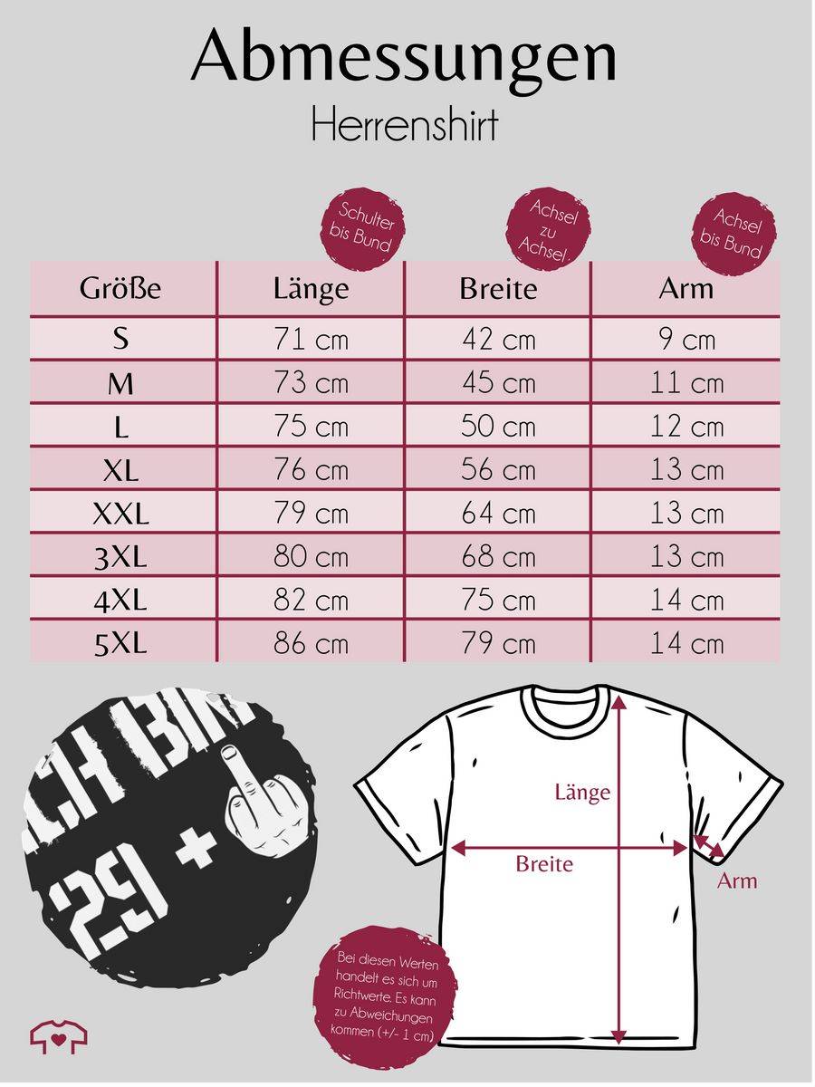 Shirtracer Ich Bin Neunundzwanzig + Shirts & Mehr Shirtracer