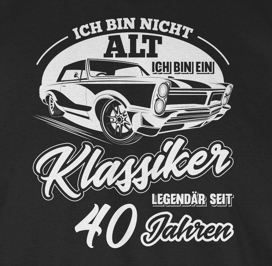 Shirtracer Ich Bin Nicht Alt Ich Bin Ein Klassiker Vierzig: Tshirt Rucksack Shirtracer