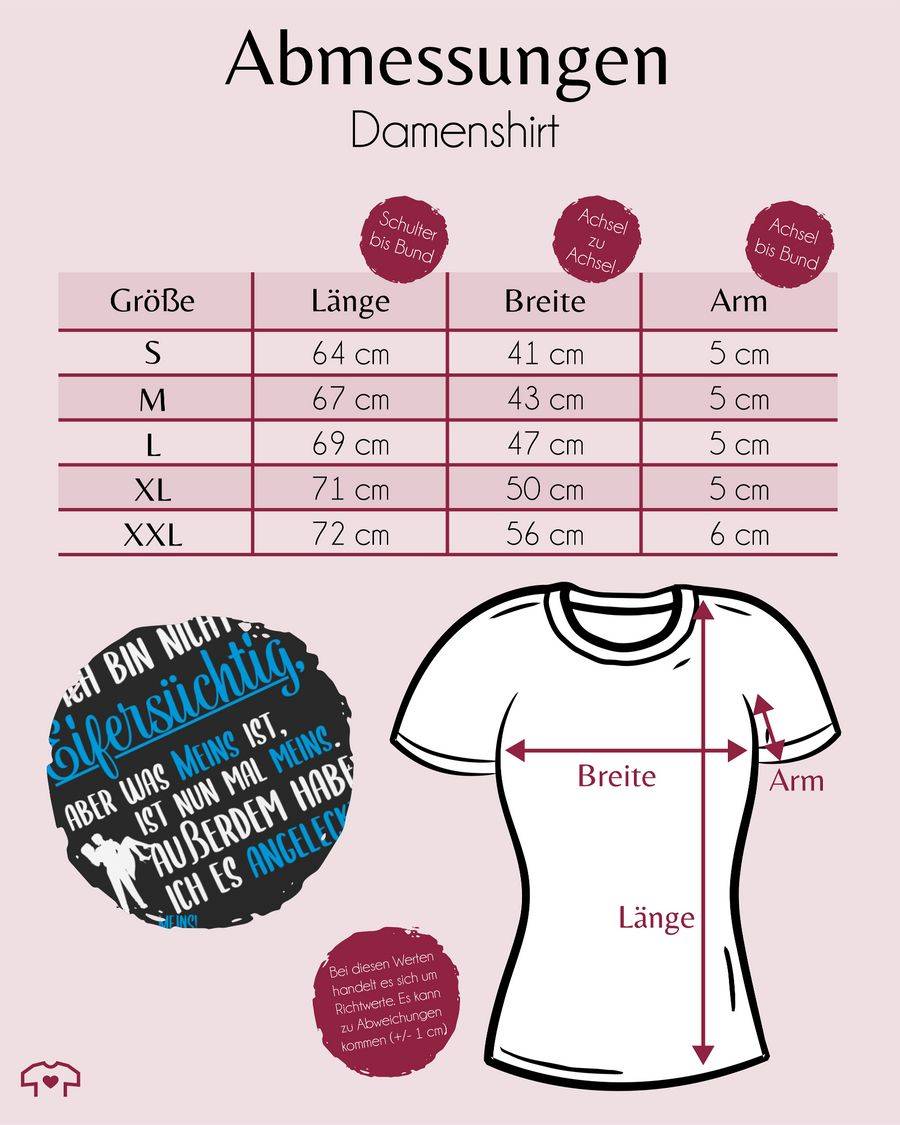 Shirtracer Ich Bin Nicht Eifersüchtig Aber Was Meins Ist Ist Meins Weiß Shirts & Mehr Shirtracer