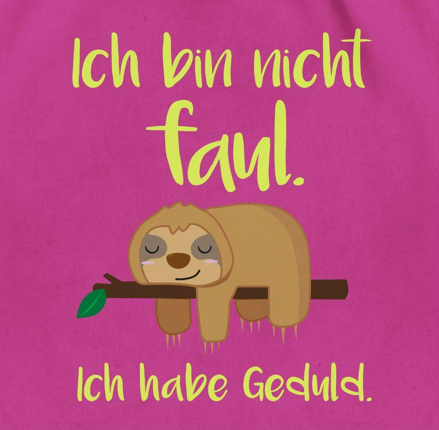 Shirtracer Ich Bin Nicht Faul Farbig Shirts & Mehr Shirtracer