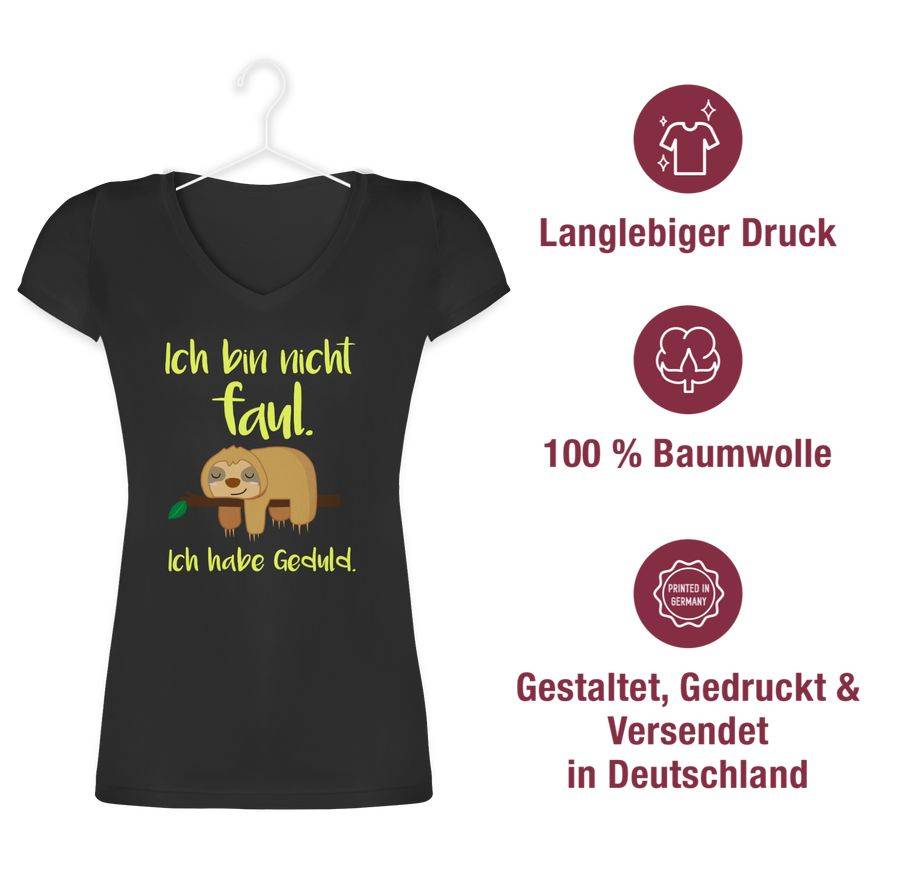 Shirtracer Ich Bin Nicht Faul Farbig Shirts & Mehr Shirtracer