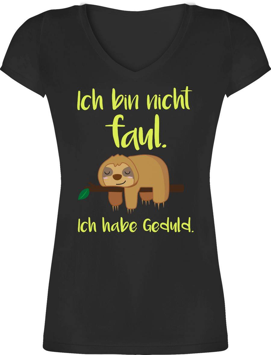 Shirtracer Ich bin nicht faul farbig Shirts & Mehr Shirtracer