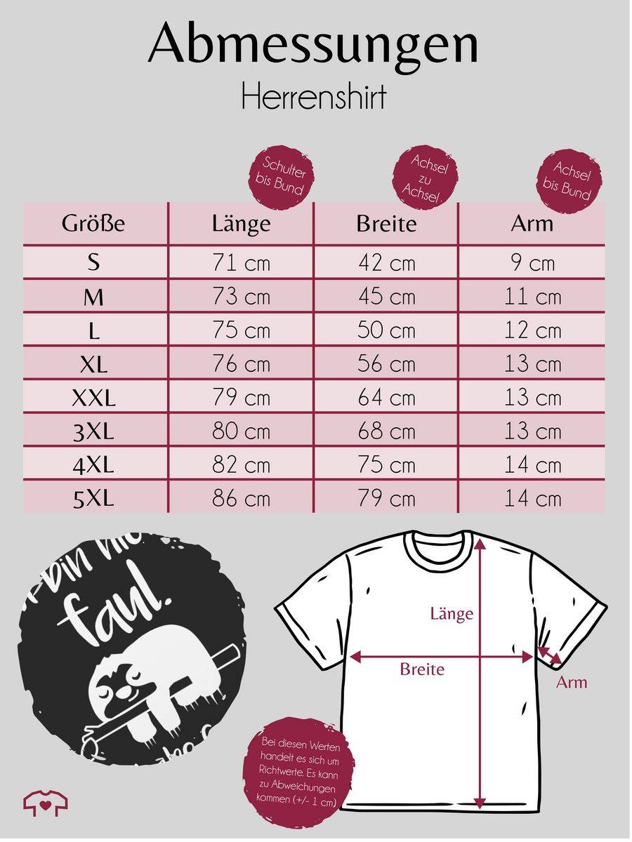 Shirtracer Ich Bin Nicht Faul Weiß Shirts & Mehr Shirtracer
