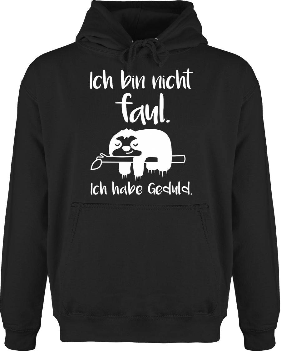 Shirtracer Ich bin nicht faul weiß Shirts & Mehr Shirtracer