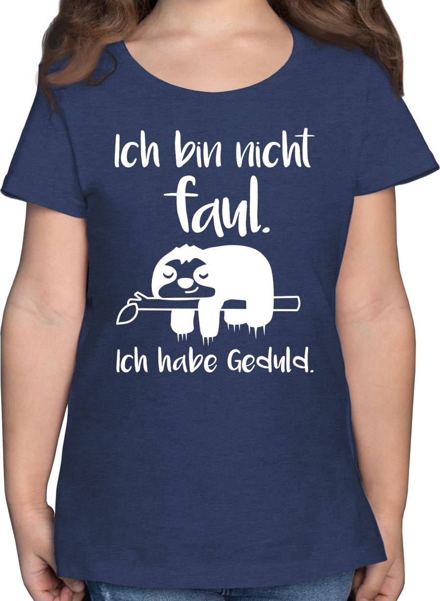 Shirtracer Ich bin nicht faul weiß Shirts & Mehr Shirtracer