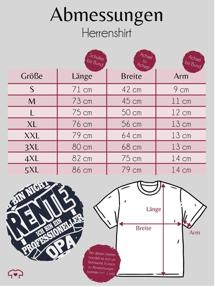 Shirtracer Ich Bin Nicht In Rente Ich Bin Ein Professioneller Opa: T-Shirt Turnbeutel Shirtracer