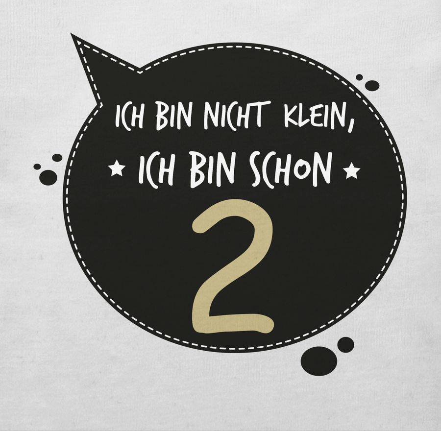 Shirtracer Ich Bin Nicht Klein, Ich Bin Schon Zwei Shirts & Mehr Shirtracer