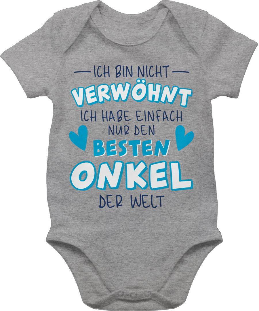 Shirtracer Ich bin nicht verwöhnt - Ich habe einfach nur den besten Onkel der Welt - Navy/B Shirtracer