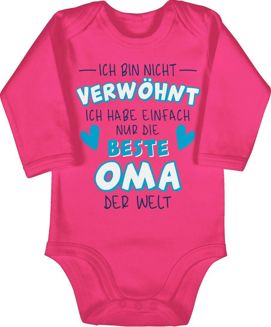 Shirtracer Ich bin nicht verwöhnt - Ich habe einfach nur die beste Oma der Welt - Navy/Blau Shirtracer