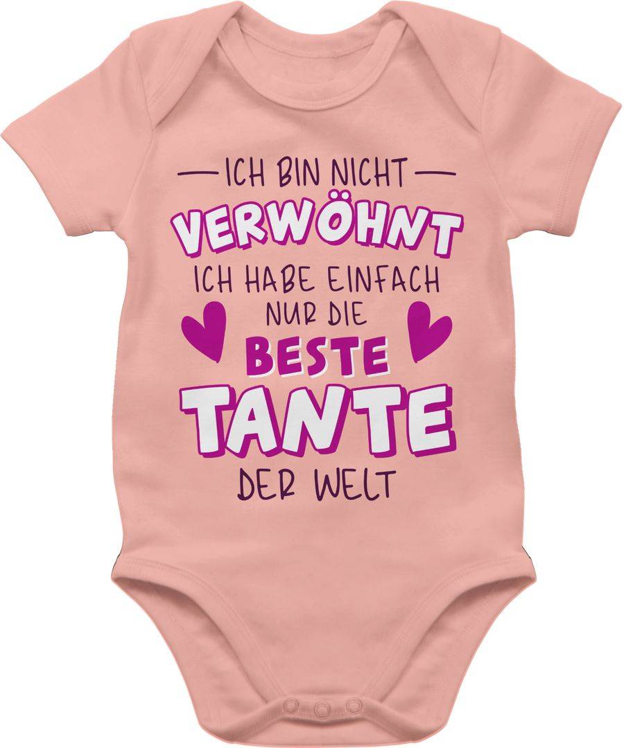 Shirtracer Ich bin nicht verwöhnt - Ich habe einfach nur die beste Tante der Welt - Lila: T Shirtracer