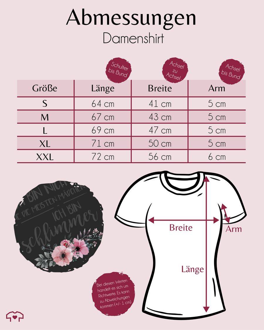 Shirtracer Ich Bin Nicht Wie Die Meisten Mädchen Ich Bin Schlimmer Shirts & Mehr Shirtracer