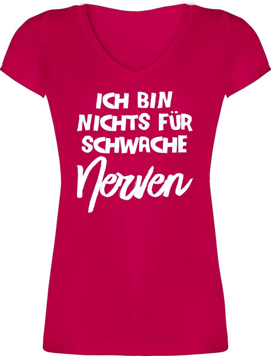 Shirtracer Ich bin nichts für schwache Nerven comic Shirts & Mehr Shirtracer
