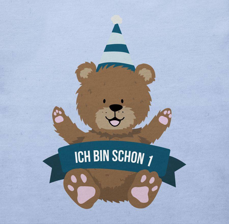 Shirtracer Ich Bin Schon Eins Bär: Tshirt Turnbeutel Shirtracer