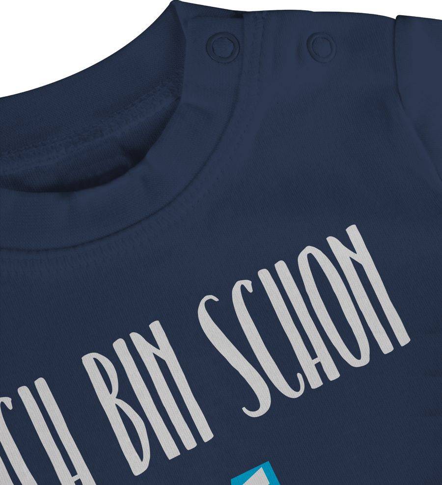 Shirtracer Ich Bin Schon Eins Blau: Tshirt Turnbeutel Shirtracer