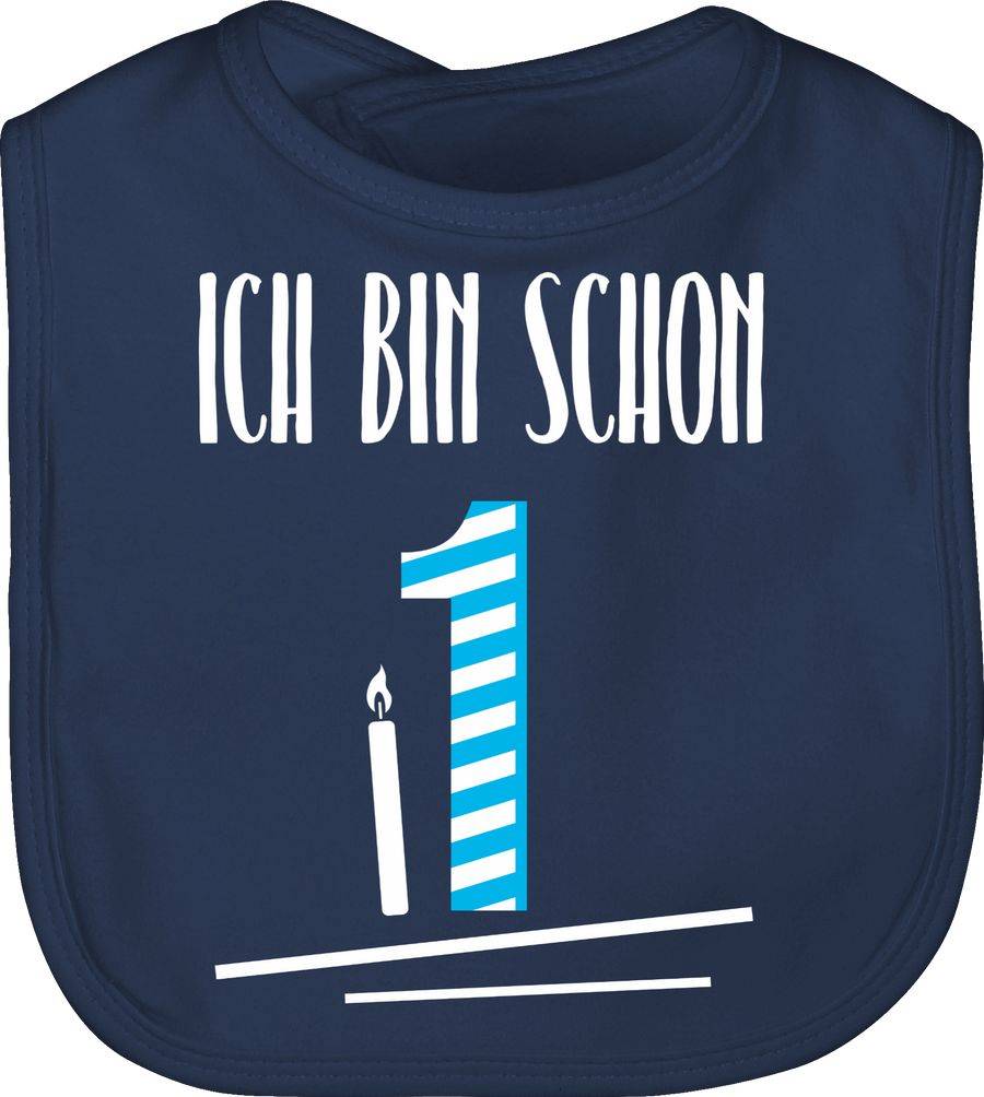 Shirtracer Ich bin schon eins blau: Tshirt Turnbeutel Shirtracer