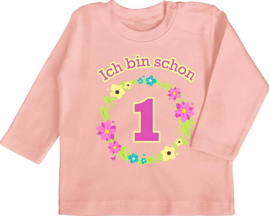 Shirtracer Ich bin schon eins Blumenkranz: Tshirt Turnbeutel Shirtracer