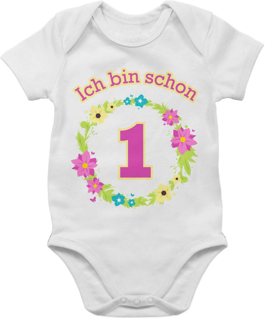 Shirtracer Ich bin schon eins Blumenkranz: Tshirt Turnbeutel Shirtracer