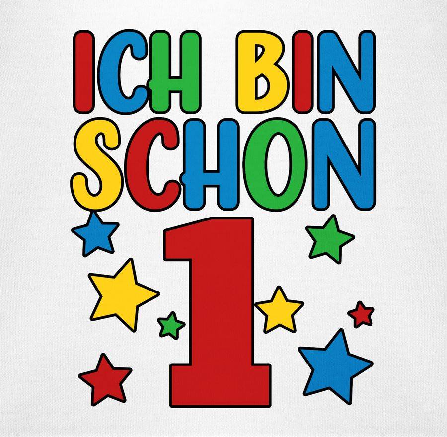 Shirtracer Ich Bin Schon Eins Bunt Shirts & Mehr Shirtracer
