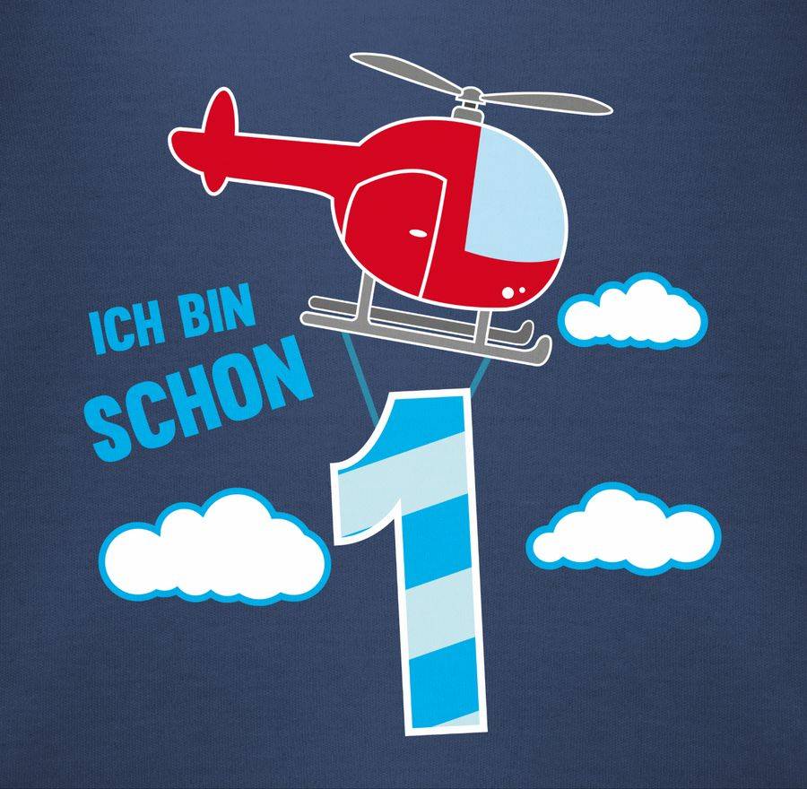 Shirtracer Ich Bin Schon Eins Hubschrauber: Tshirt Gym Bag Shirtracer